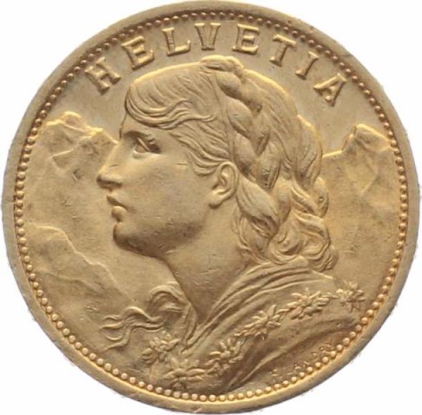 20 Franken 1897 B - Vreneli